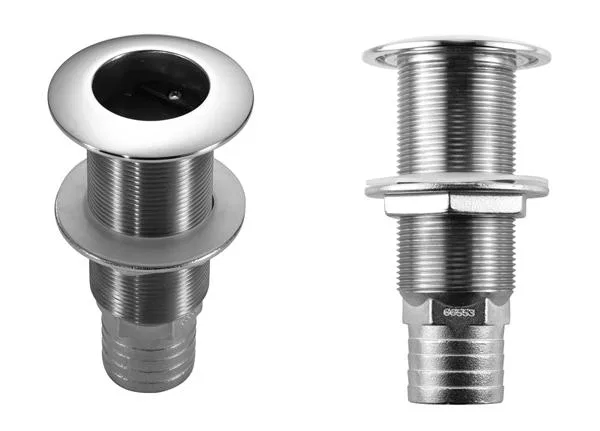 66553-3 – ATTWOOD MARI Scupper, Barbed Scupper Fits 1-1/2 Inch Hose Stainless Steel Silver 5-1/2 Inch Length 3 Inch D...